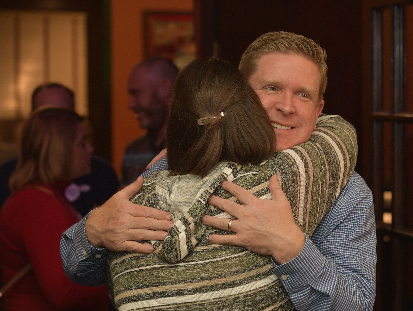 Brendan Kelly at election night watch party